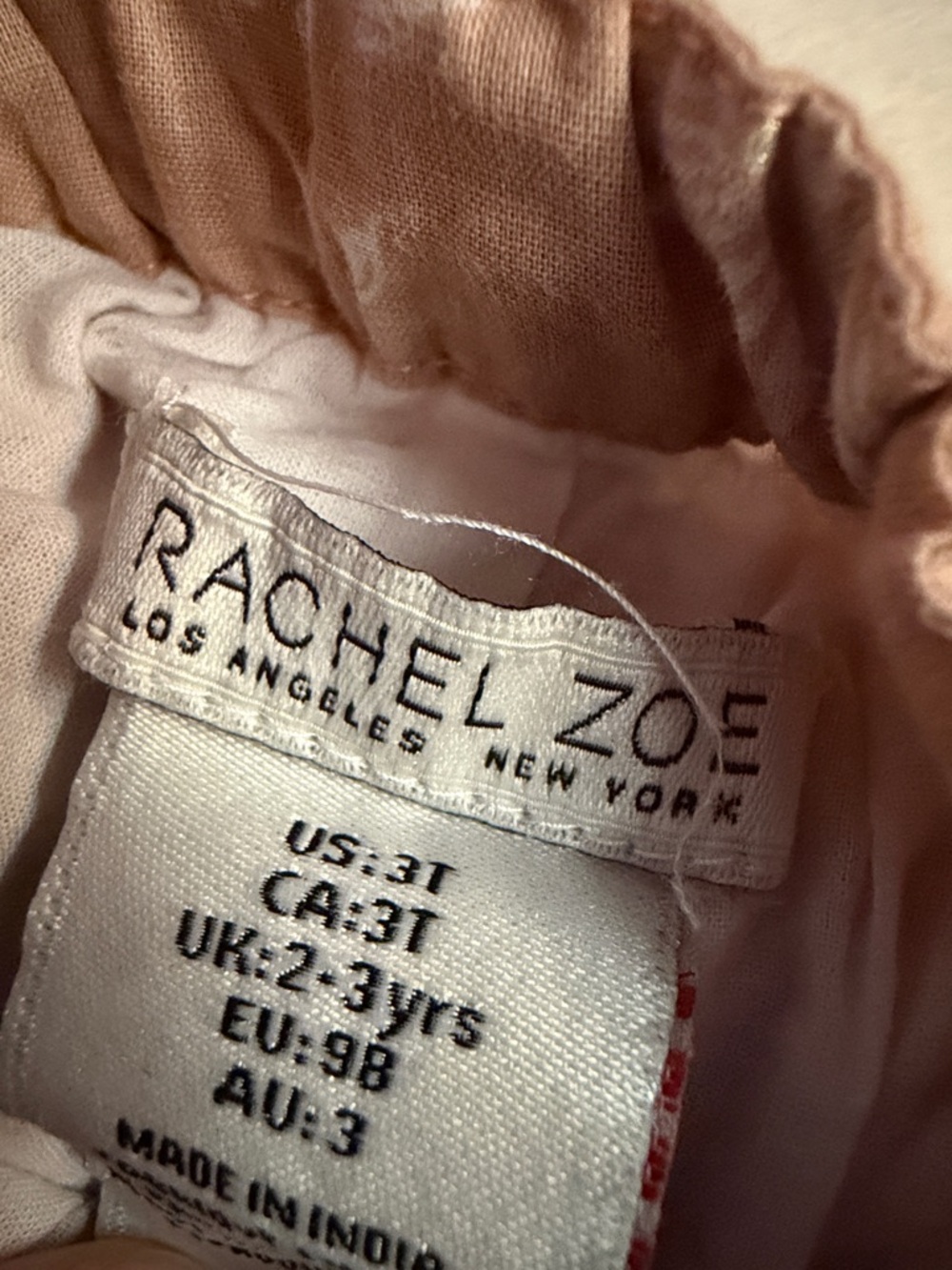 NWOT Rachel Zoe Dusty Pink Floral Girls' Romper with Ruffle Straps - Picture 2 of 5
